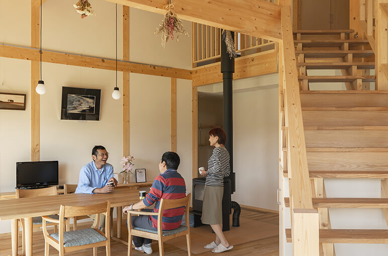 思い描いていた北海道の家で、充実のセカンドライフが始まりました